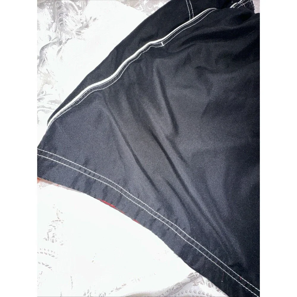 Speedo Swim Trunks Mens Board Shorts Mesh Brief Lined Black XL